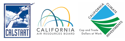 CALSTART, California Air Resources Board, and California Climate Investments Logos