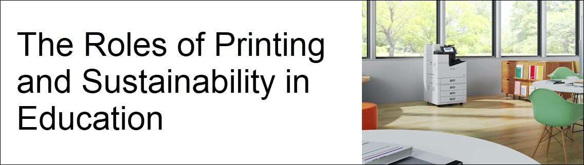 How To Make Printing and Sustainability Co-Exist in Education