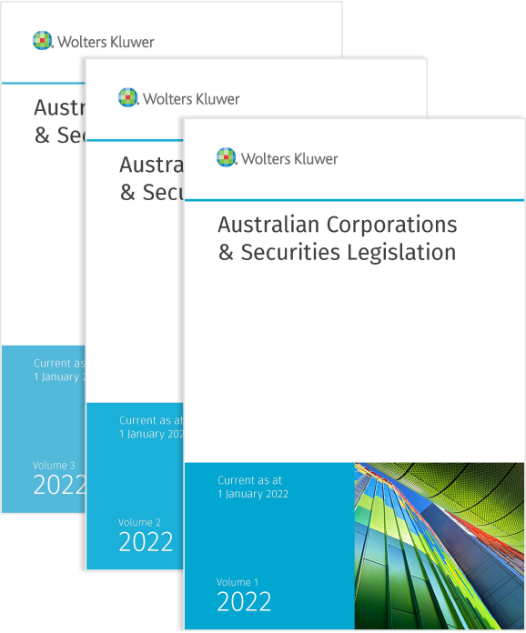 Picture of Australian Corporations & Securities Legislation 2022 2-Volume Set Print