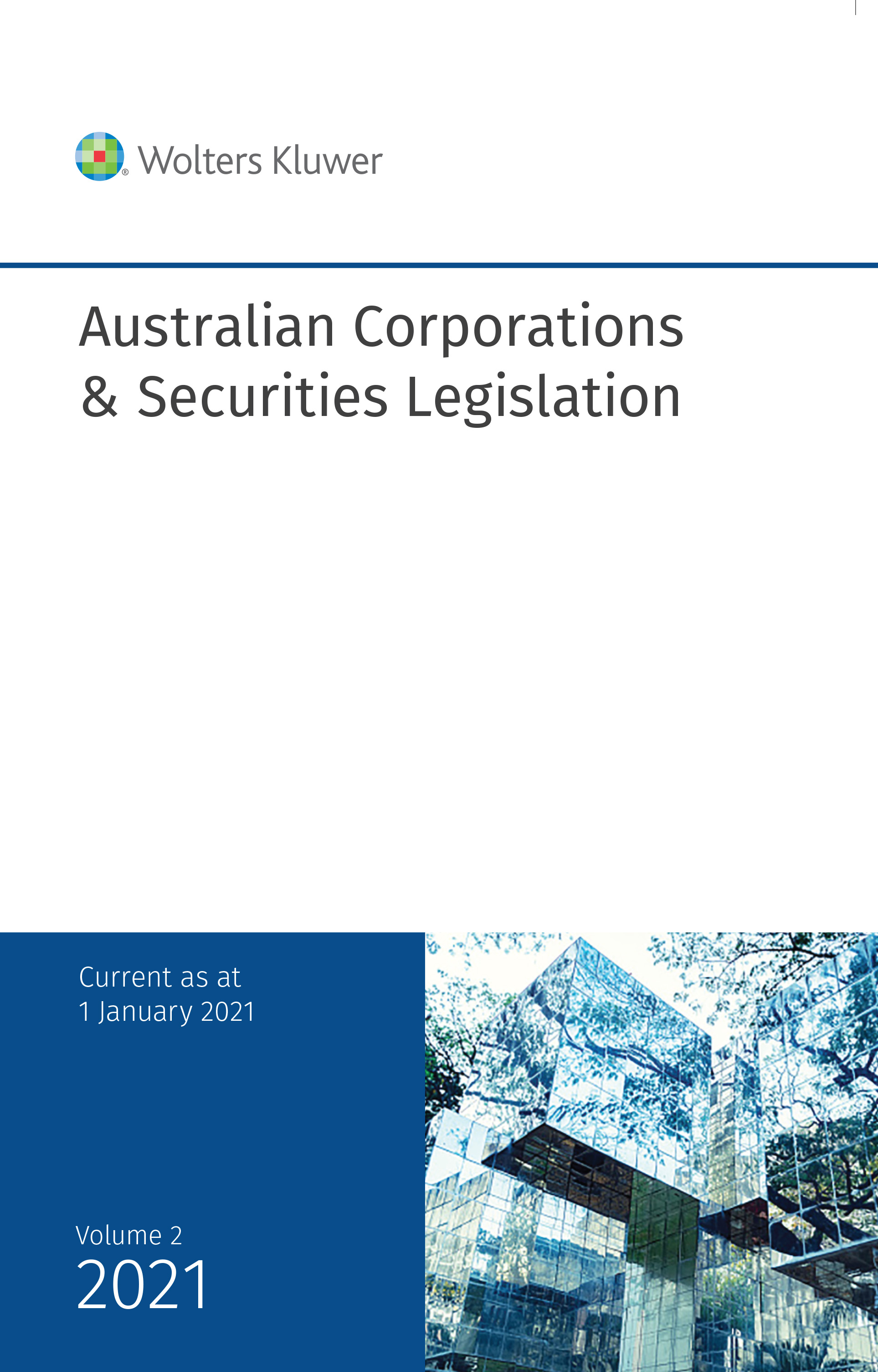 Picture of Australian Corporations & Securities Legislation 2021 Volume 2