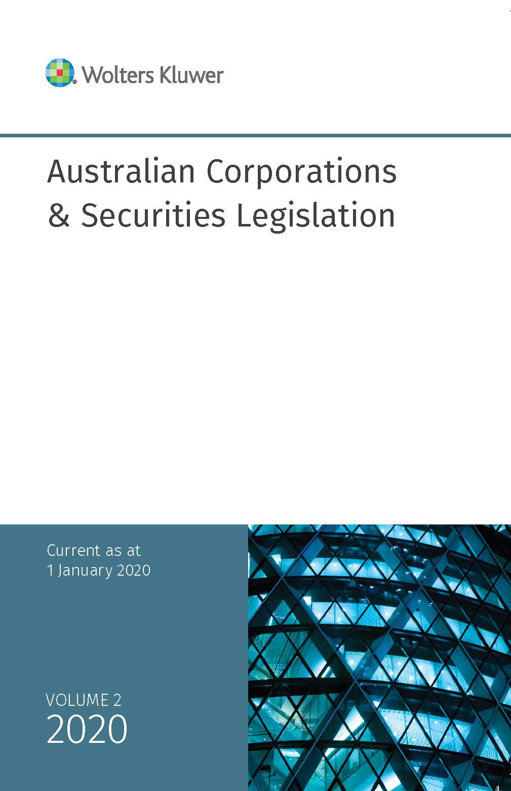Picture of Australian Corporations & Securities Legislation 2020 Volume 2