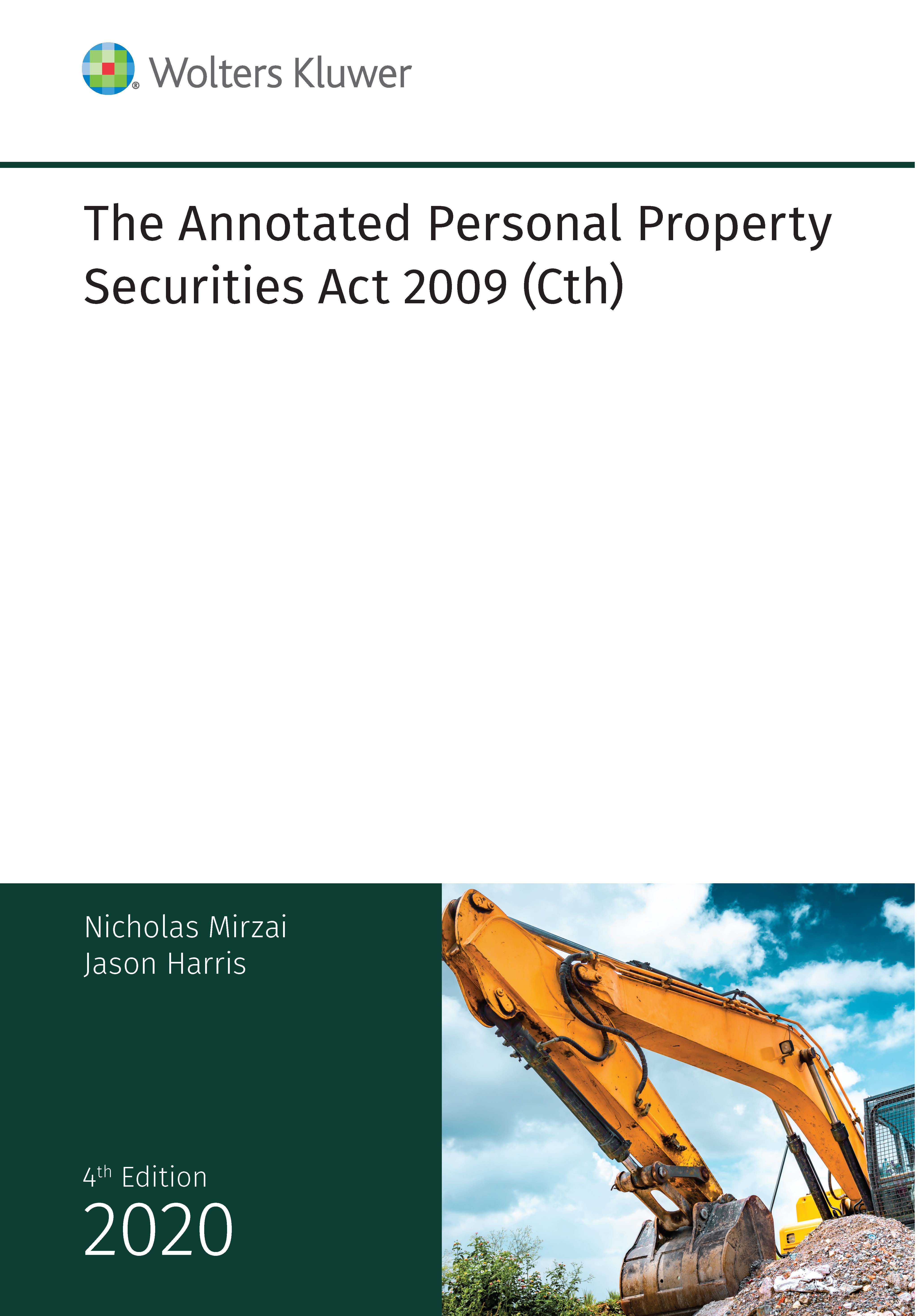 Picture of The Annotated Personal Property Securities Act 2009 (Cth) - 4th Edition